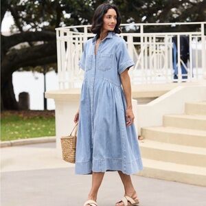 maye jean midi dress 3xl